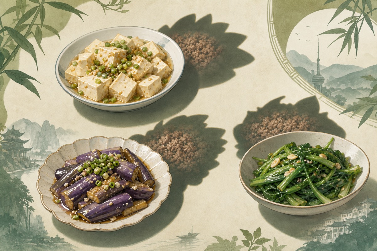 Chinese Dishes with Hidden Meat